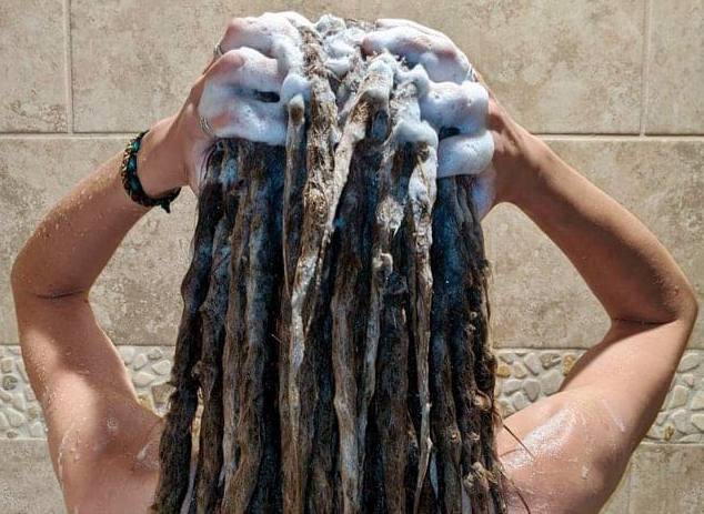 Мытье дредов шампунем без силиконов