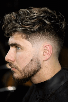 Мужская стрижка на кудрявый волос (3)