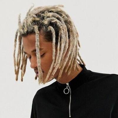 Мужские дреды на среднюю длину