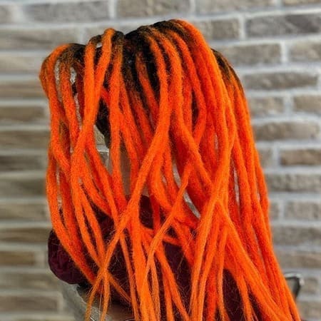 яркие оранжевые де-дреды минск
