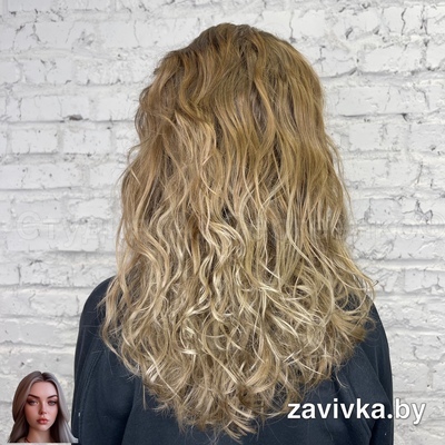 Биозавивка на длинные волосы без пушения