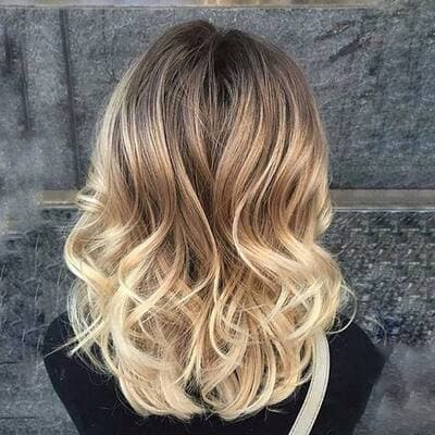 Коррекция отросшего тотального блонда — после окрашивания