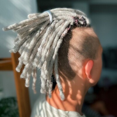 Мужские дреды с тупым концом