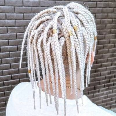 мужские афрокосички на теменной зоне