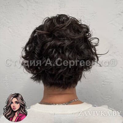 Карвинг завивка на короткие волосы — естественный объём