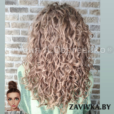 Биозавивка на русые волосы