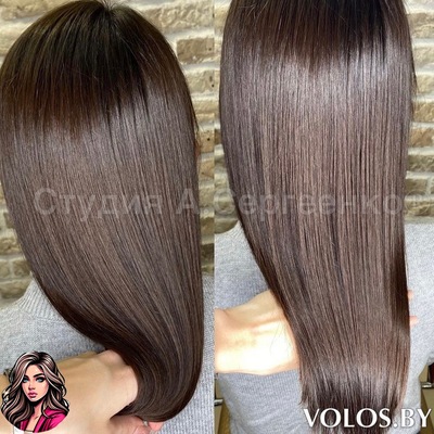 Биксипластия волос в Минске — гладкие волосы после процедуры