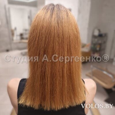 Шитьё седины — после кислотной смывки (подготовка базы)