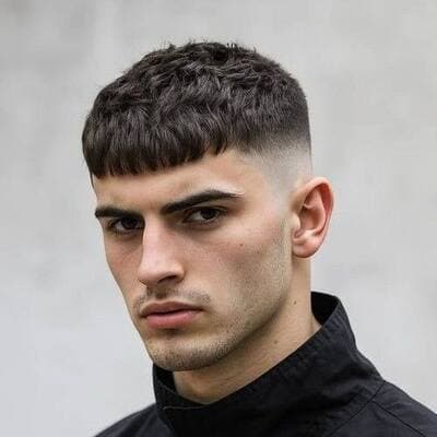 мужская стрижка textured crop Минск