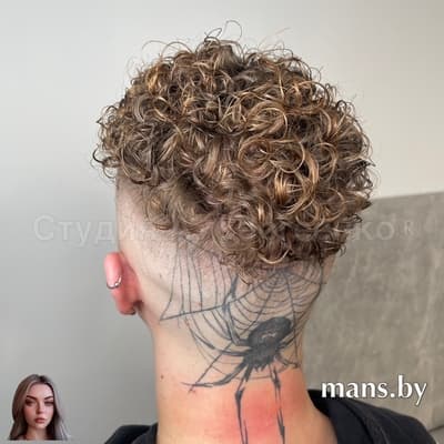 Завивка на теменную зону