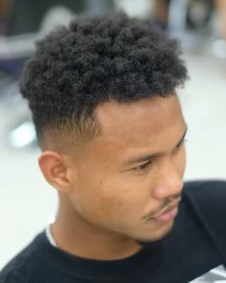 Мужская афрозавивка — текстура волос после процедуры