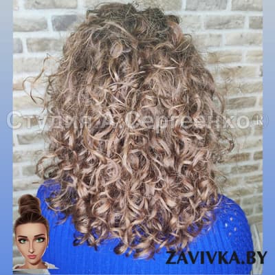 Биозавивка на русые волосы
