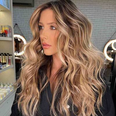 Укладка крупными локонами