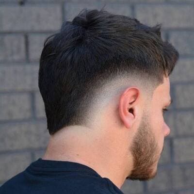 мужская стрижка burst fade вид сбоку Минск