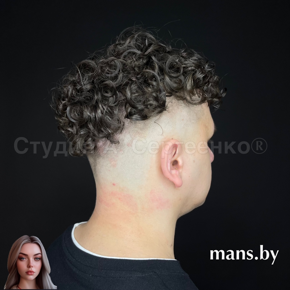 Завивка мужская (теменная зона)