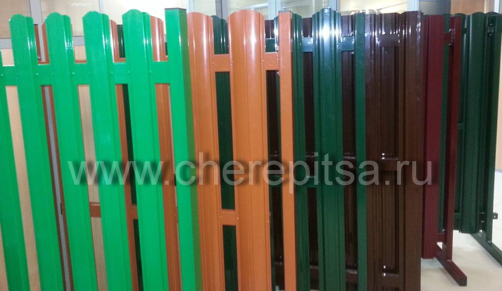 Штакетник металлический