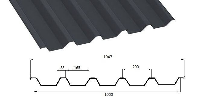 Профнастил С44-1000мм