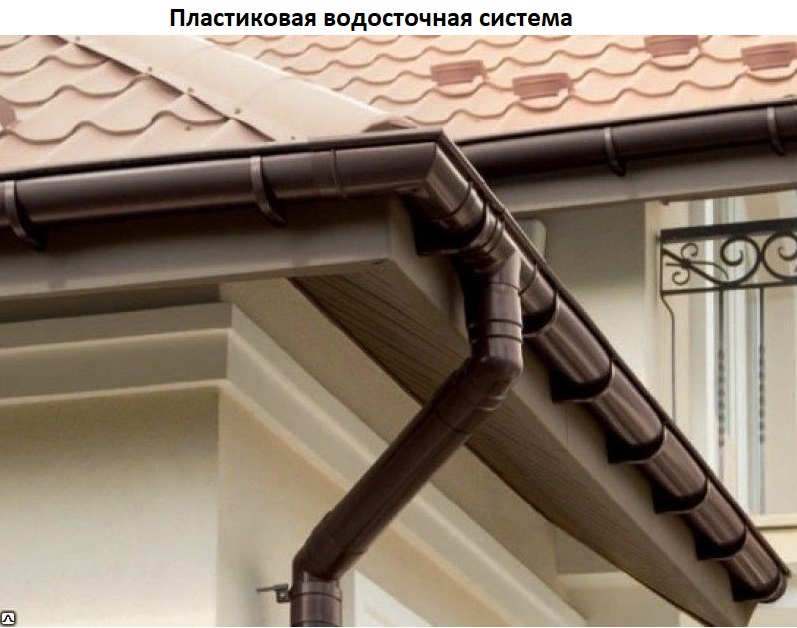 Пластиковые водостоки