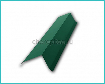 Планка торцевая PE 95x120x2000x0,4мм покрытие Полиэстер цвет RAL 6005 длина 2м толщина 0,4мм