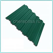 Профнастил НС35-1000 покрытие Двусторонний полиэстер цвет RAL 6005 толщина 0,45мм
