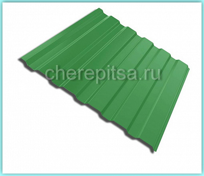 Профнастил С20-1100 покрытие Полиэстер цвет RAL 6002 толщина 0,45мм