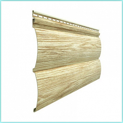 Сайдинг Docke LUX Блок Хаус D4,7T рябина цвет РЯБИНА