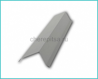 Планка торцевая Zink 95x120x2000x0,45мм покрытие Цинк цвет ЦИНК длина 2м толщина 0,45мм