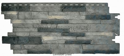 Цокольные панели Nailite премиум под природный камень Lewiston Crest цвет LEWISTON CREST