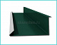 Планка примыкания нижняя 250x122x2000мм покрытие NormanMP цвет RAL 6005 длина 2м толщина 0,5мм