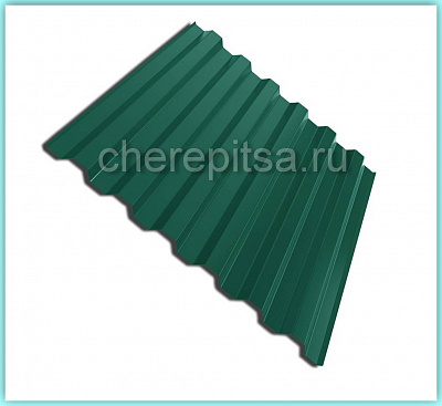 Профнастил С21-1000 покрытие Полиэстер цвет RAL 6005 толщина 0,45мм