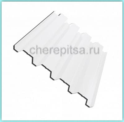 Профнастил H60-845 покрытие Полиэстер цвет RAL 9003 толщина 0.7мм