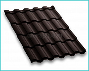 Металлочерепица Монтекристо покрытие PURMAN цвет RR32 толщина 0,5мм