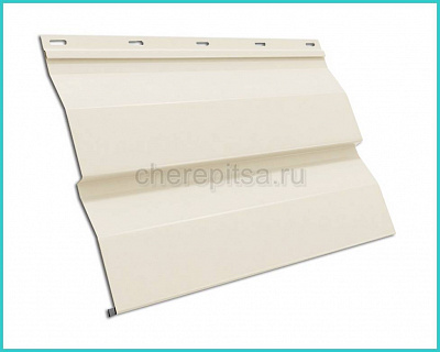 Металлосайдинг Корабельная доска, покрытие Полиэстер цвет RAL 1015 толщина 0,45мм