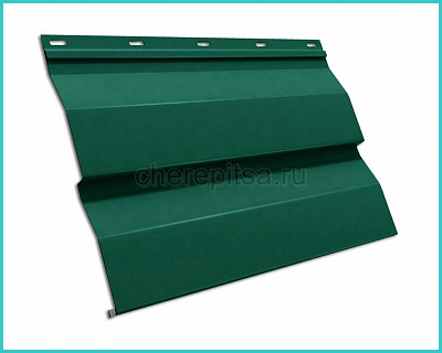 Металлосайдинг Корабельная доска, покрытие Полиэстер цвет RAL 6005 толщина 0,4мм