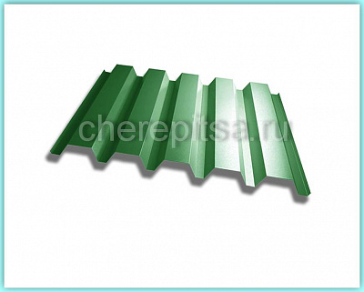 Профнастил С44-1000 покрытие Полиэстер цвет RAL 6002 толщина 0,45мм