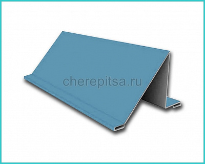 Уголковый снегозадержатель покрытие Полиэстер цвет RAL 5024 длина 2м толщина 0,45мм