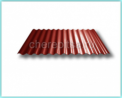 Профнастил МП18-1100 волна покрытие Полиэстер цвет RAL 3009 толщина 0.7мм