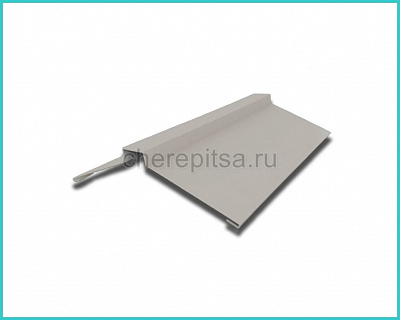 Планка конька фигурного 150x150x2000мм покрытие Полиэстер цвет RAL 9006 толщина 0,45мм