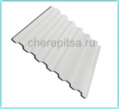 Профнастил С21-1000 покрытие Полиэстер цвет RAL 7035 толщина 0,5мм