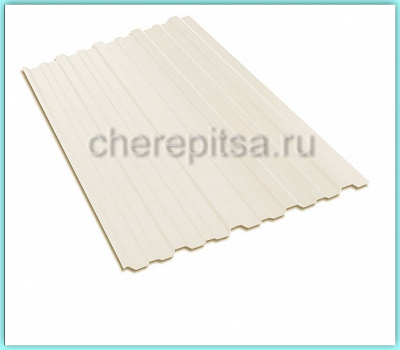 Профнастил С10-1150 покрытие Satin цвет RAL 1015 толщина 0,5мм