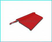 Планка конька фигурного 150x150x2000мм покрытие Полиэстер цвет RAL 3020 толщина 0,45мм