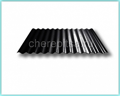 Профнастил МП18-1100 волна покрытие Viking MP цвет RAL 9005 толщина 0,45мм