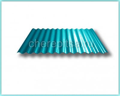 Профнастил МП18-1100 волна покрытие Полиэстер цвет RAL 5021 толщина 0,45мм