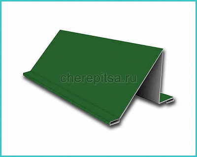 Уголковый снегозадержатель покрытие Полиэстер цвет RAL 6002 длина 2м толщина 0,45мм