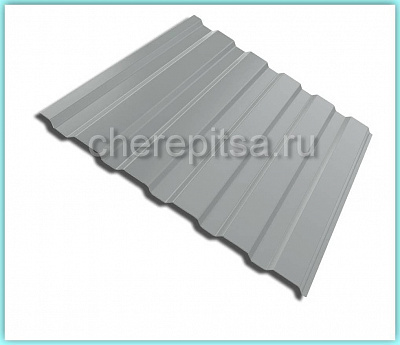 Профнастил С20-1100 покрытие оцинковка  цвет ЦИНК толщина 0,5мм