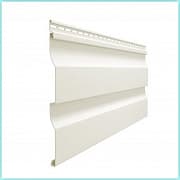 Сайдинг Docke Premium D4,5D Корабельный брус пломбир цвет ПЛОМБИР