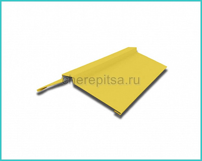 Планка конька фигурного 150x150x2000мм покрытие Полиэстер цвет RAL 1018 толщина 0,45мм