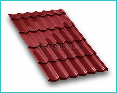 Профиль декоративный Монтерра, покрытие Полиэстер цвет RAL 3011 толщина 0,4мм