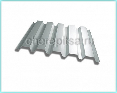 Профнастил С44-1000 покрытие оцинковка цвет ЦИНК толщина 0,6мм