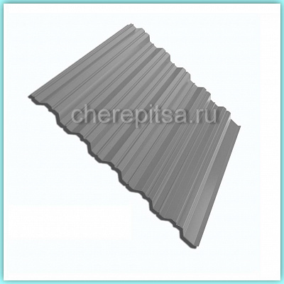 Профнастил НС44-1000мм покрытие Цинк цвет ЦИНК толщина 0.7